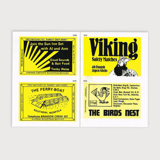MASALA NOIR PUBLICATIONS / U.K. Pub Matchbox Book