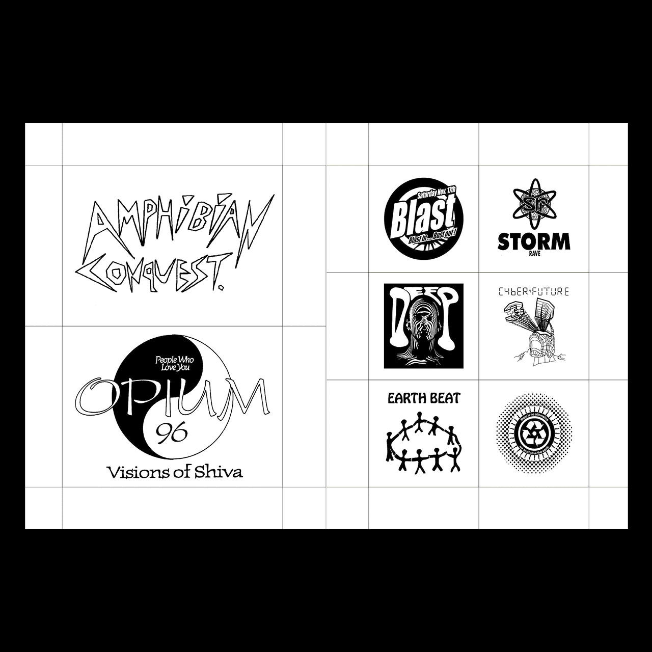 MASALA NOIR PUBLICATIONS / Rave Logos