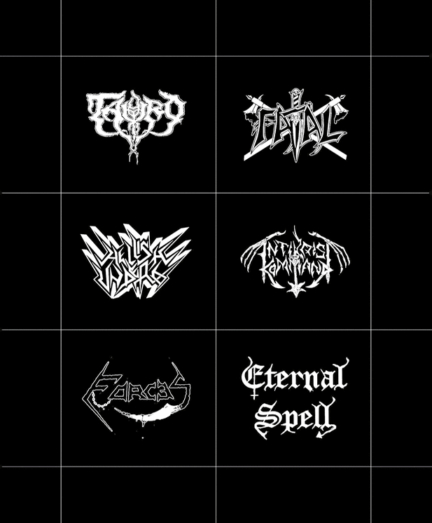 MASALA NOIR PUBLICATIONS / Speed Metal Logos