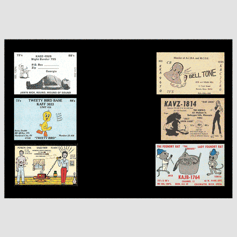 MASALA NOIR PUBLICATIONS / QSL Cards from U.S.A.