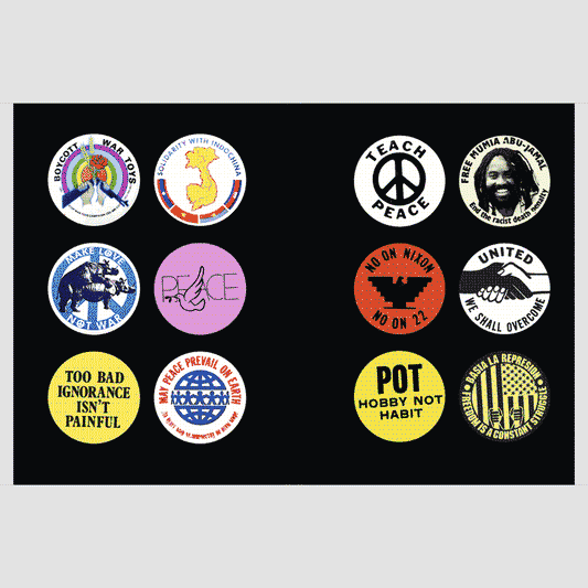 MASALA NOIR PUBLICATIONS / Political Badges (1960-2010)
