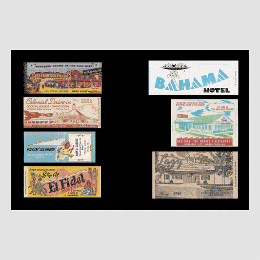 MASALA NOIR PUBLICATIONS / Matchbooks from U.S.A.