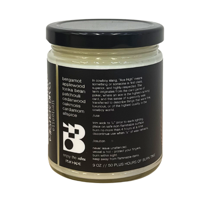 BENCHMARK X MISTER OK'S ESSENTIALS / Black Cowboy Soy Wax Candle