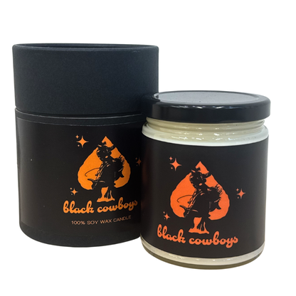 BENCHMARK X MISTER OK'S ESSENTIALS / Black Cowboy Soy Wax Candle