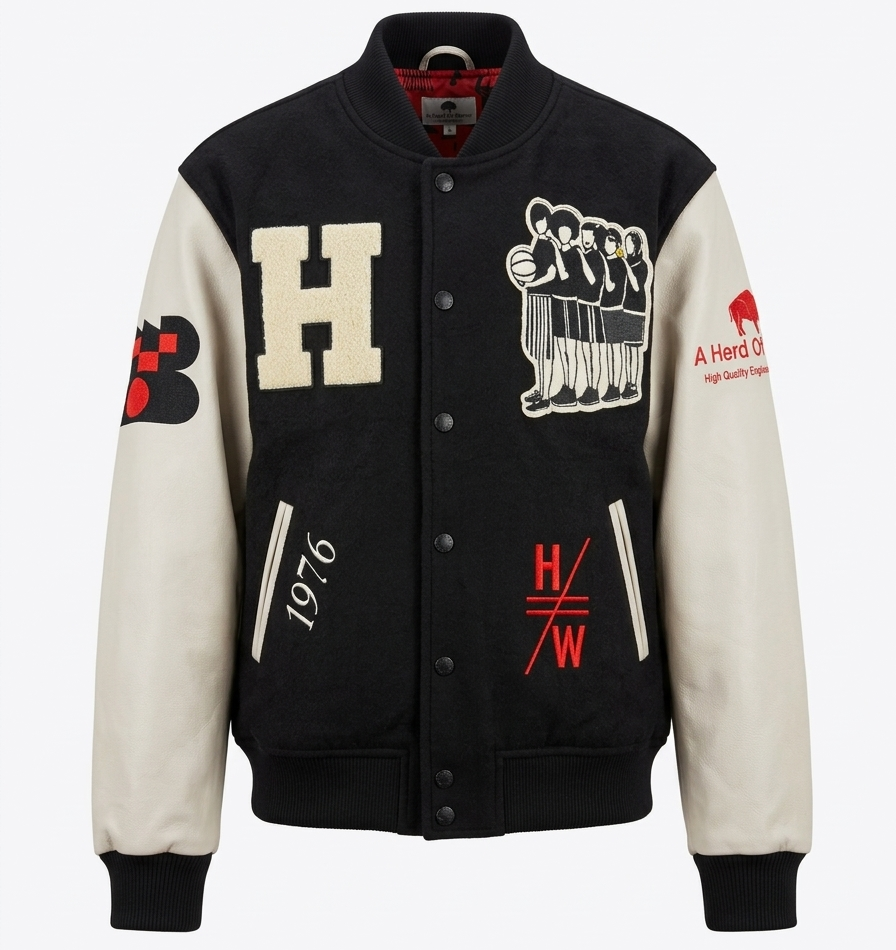 BENCHMARK X HOMMEWRK / Varsity Letterman Jacket