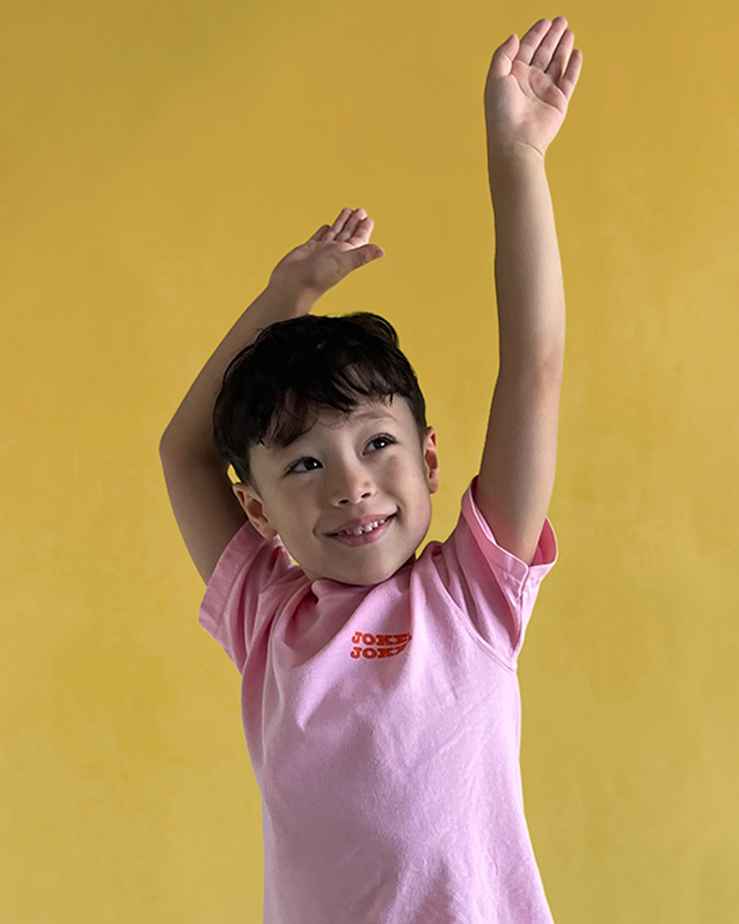 Jokey Jokes Kids Tee Pink