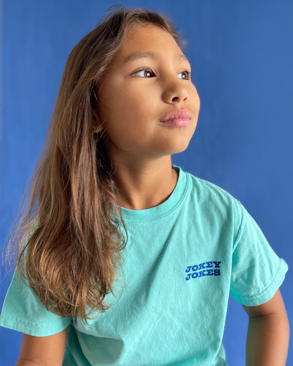Jokey Jokes Kids Tee Teal
