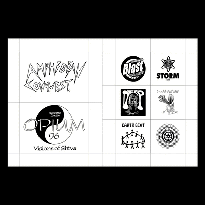 MASALA NOIR PUBLICATIONS / Rave Logos