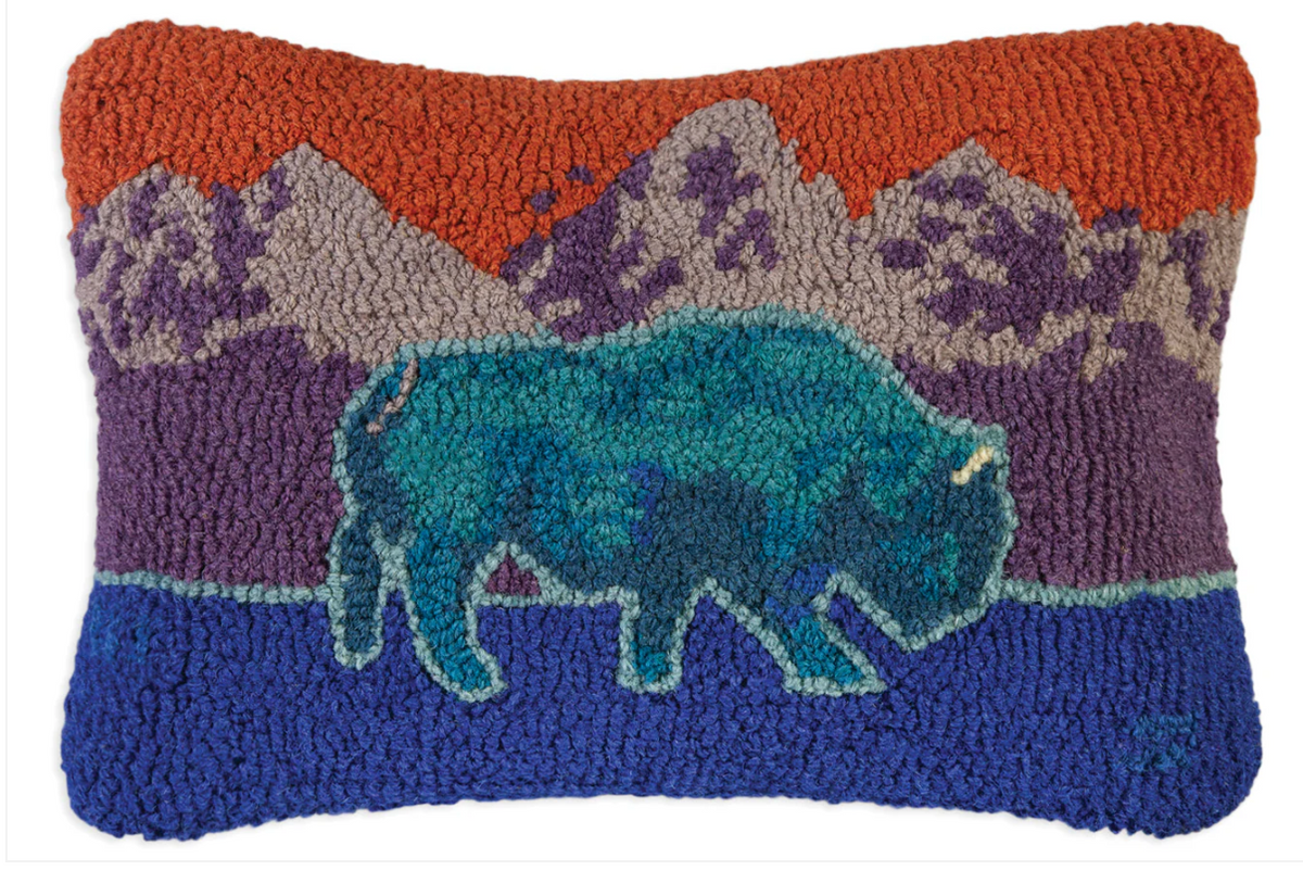 FOUR CORNERS / Blue Buffalo Pillow
