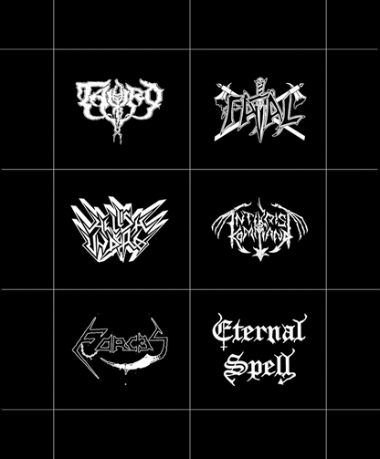 MASALA NOIR PUBLICATIONS / Speed Metal Logos