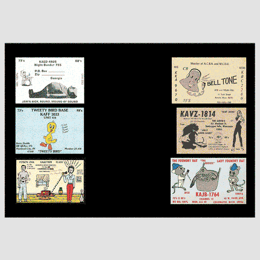 MASALA NOIR PUBLICATIONS / QSL Cards from U.S.A.