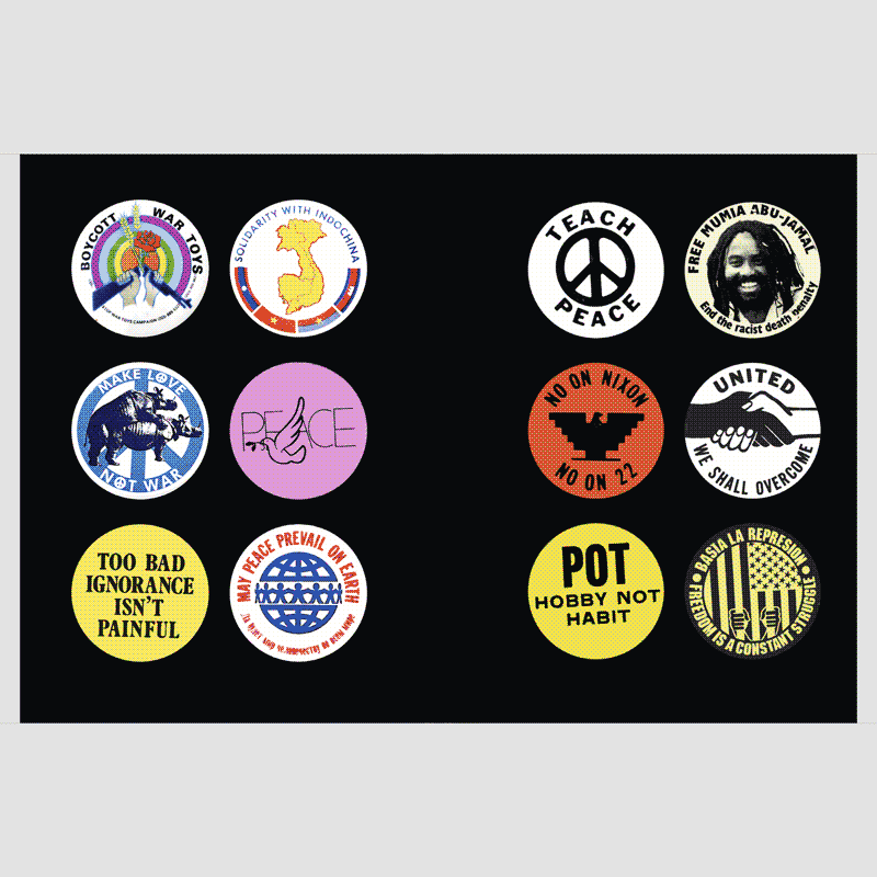 MASALA NOIR PUBLICATIONS / Political Badges (1960-2010)