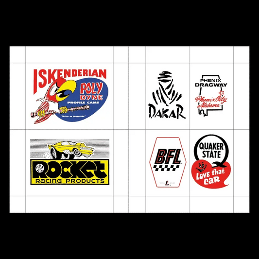 MASALA NOIR PUBLICATIONS / Racing Logos & Stickers Book